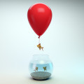 Аквариум и воздушный шар - Aquarium and the balloon