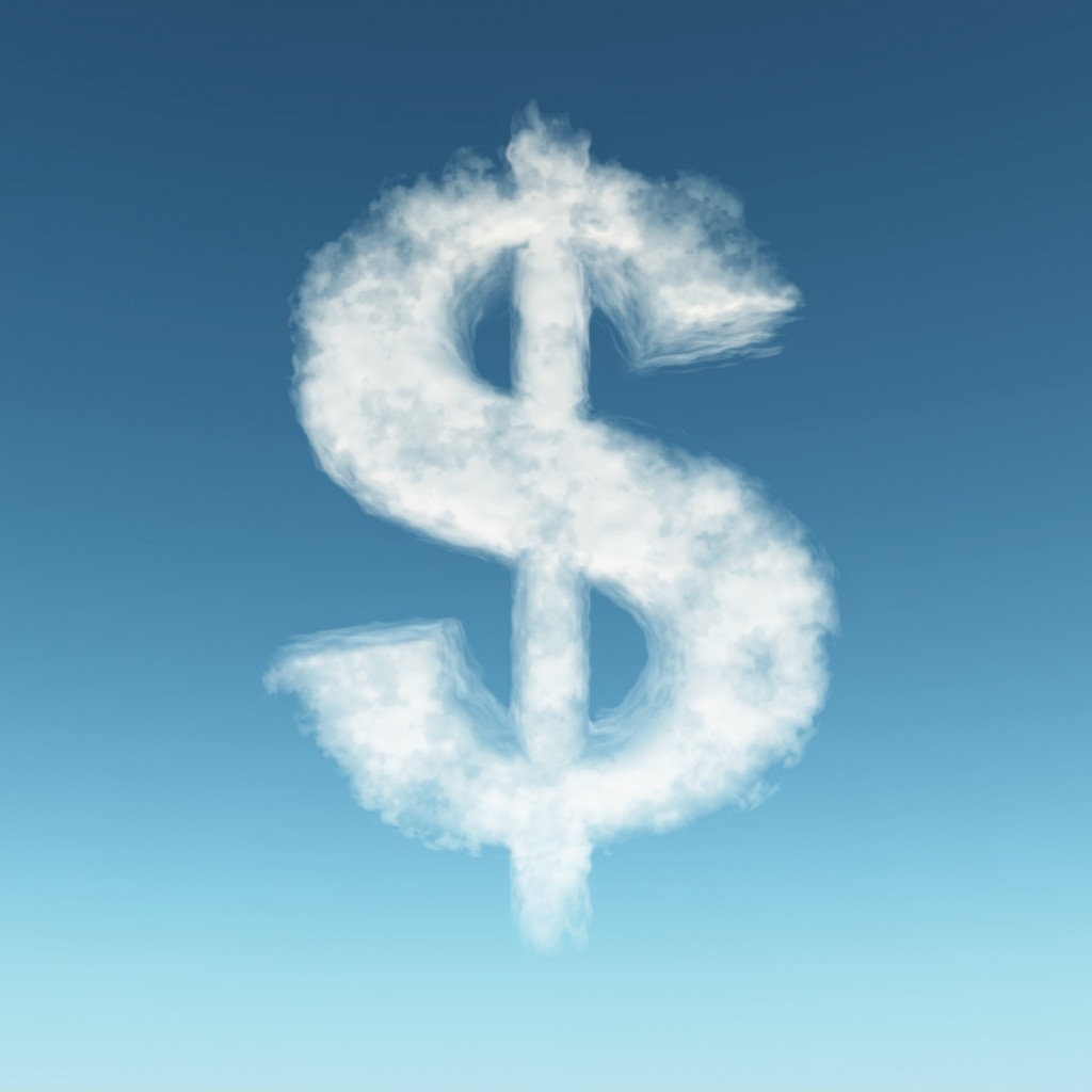 shutterstock 22969369 1024x1024 Облако в виде доллара   Cloud in the form of dollar