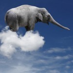 Слон на облаке - Elephant on the cloud