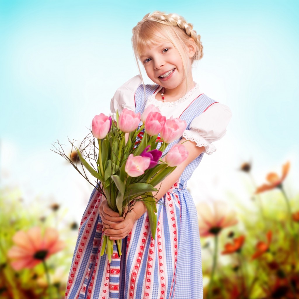 firestock girl tulips 05082013 1024x1024 Девочка с тюльпанами   Girl with tulips