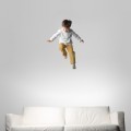 Мальчик прыгает на диване - Boy jumping on the couch