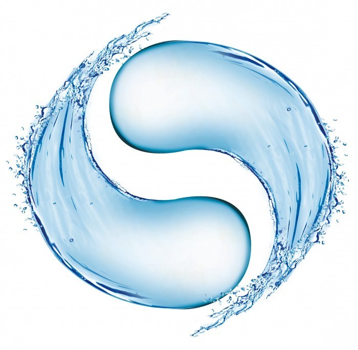 fotolia yin yang water Вода в каплях   Water droplets