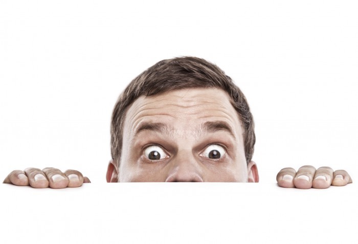 istock 000013953229medium1 Мужчина с удивленными глазами   Man with surprised eyes