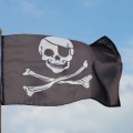 Флаг с черепом - Flag with a skull