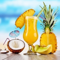 Экзотические коктейли с ананасом - Exotic cocktails with pineapple