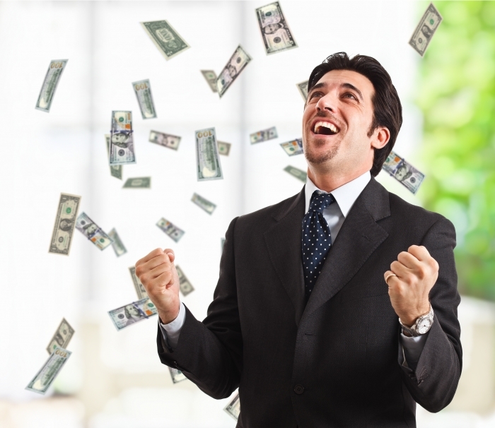 Fotolia 36324580 Subscription XL Мужчина с деньгами   Man with money