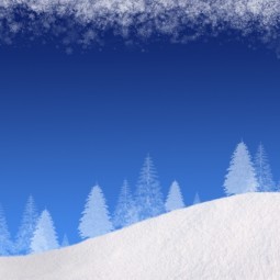 Заснеженные елочки - Snow-covered fir trees