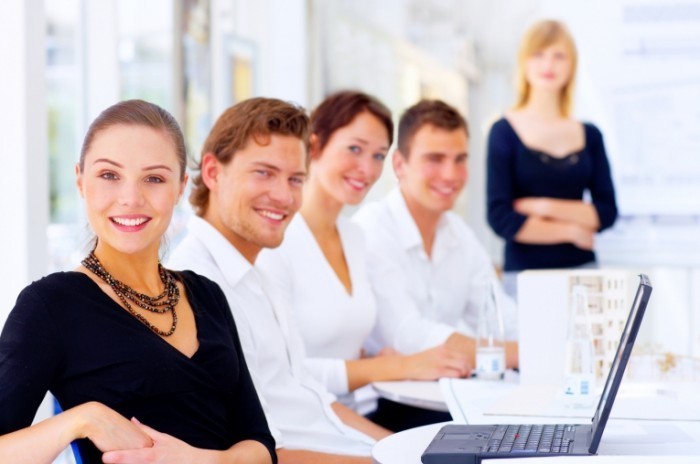 businesswoman fotolia 700x464 Команда бизнесменов   Business team