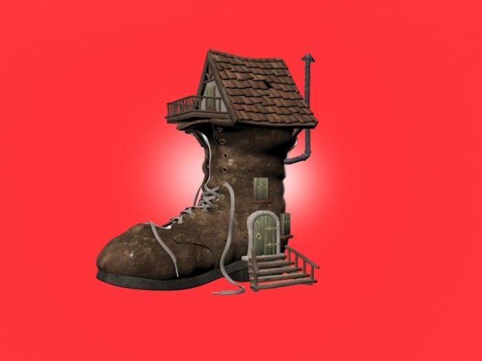 photodune 6229423 700x524 Бошмак в виде домика   Shoe House