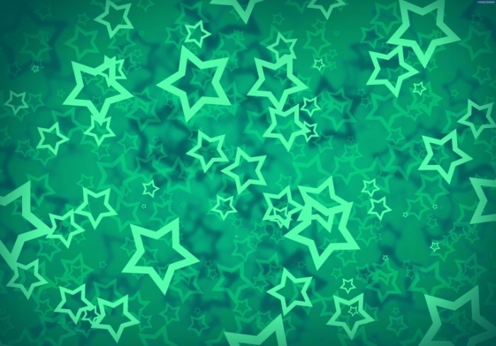 green stars background 700x489 Зеленые звездочки   Green asterisks