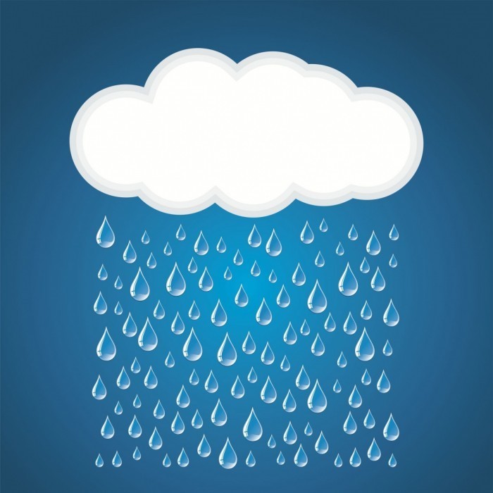 shutterstock 88102312 700x700 Тучка с каплями дождя   Cloud with raindrops