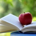 Яблоко на книге - Apple on book