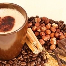 Кофе с орехами и шоколадом - Coffee with nuts and chocolate