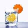 Стакан воды с цитрусом - Glass of water with citrus