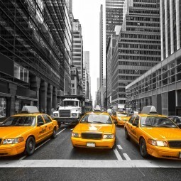 Такси в городе - Taxis in the city