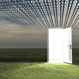 Открытая дверь на поле - Open the door to the field