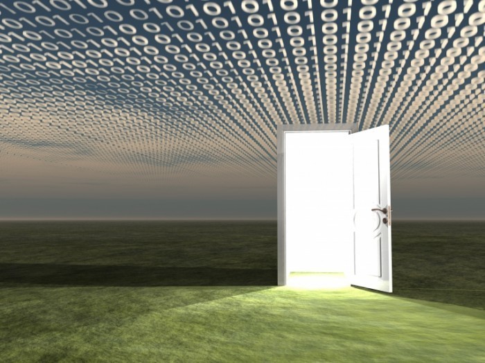 shutterstock 122069785 123b8qv 700x524 Открытая дверь на поле   Open the door to the field