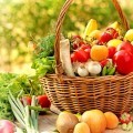 Корзина овощей и фруктов - Basket of vegetables and fruits