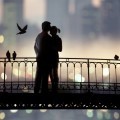 Пара на мосту - Couple on bridge