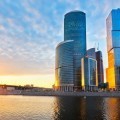 Небоскребы над водой - Skyscrapers over water