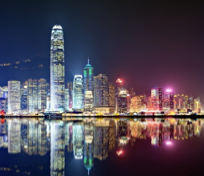 Fotolia 53430351 Subscription Monthly M 700x604 Ночной Гонконг   Night Hong Kong