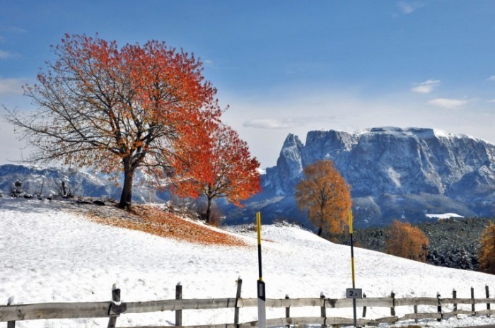  Зимние горы   Winter mountains