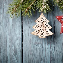 Фон с елками - Background with Christmas trees