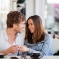 Пара в кафе - Couple in cafe