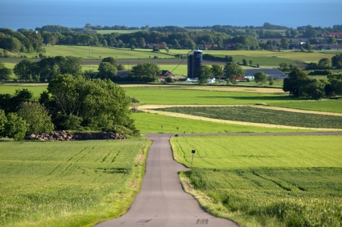 countryside field landscape 2799369 o 700x466 Пейзаж долины с дорогой   Landscape of the valley with the road