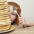 Девочка с блинами - Girl with pancakes