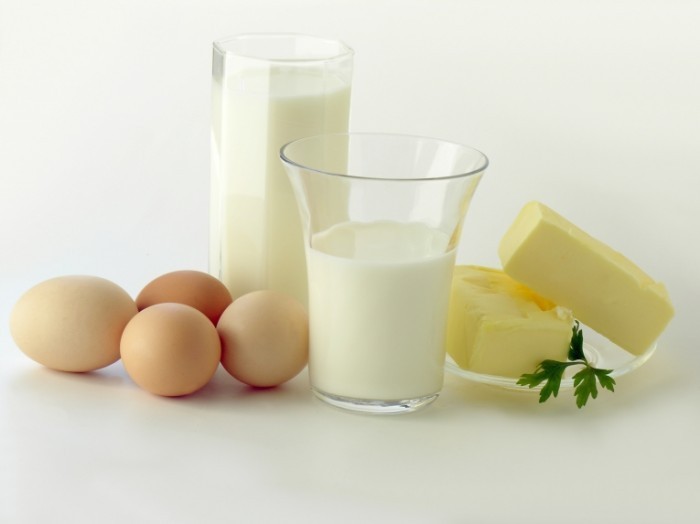 fotolia 4551840 700x524 Молоко, яйца, масло   Milk, eggs, butter,