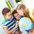 Дети над глобусом - Children over the globe