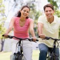 Пара на велосипедах - Couple on bicycles