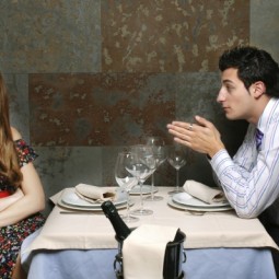 Пара в ресторане - Couple in restaurant