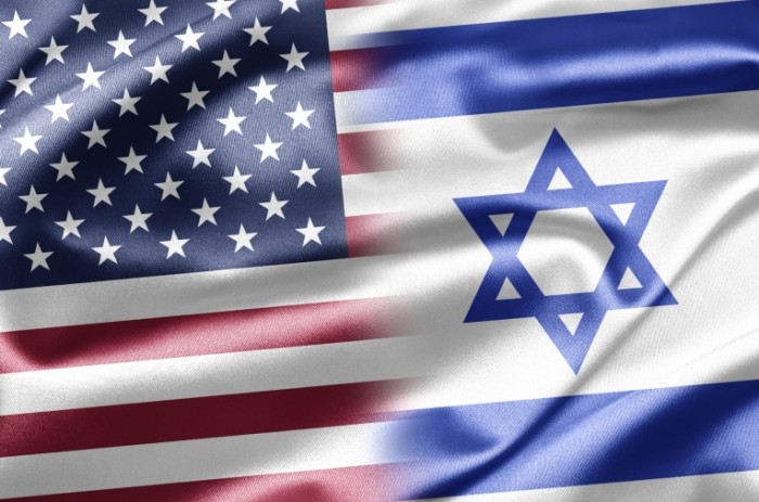 jewmedia 700x463 Американский и израильский флаг   American and Israeli flag