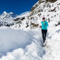 Пробежка по снегу - Jogging in the snow