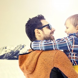 Папа с сыном - Dad and son