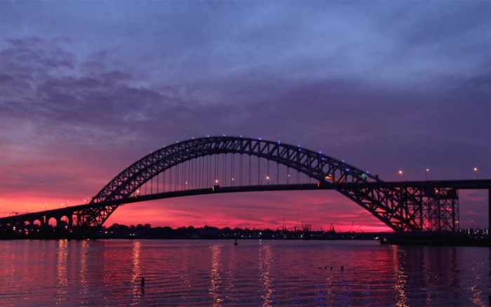 usa new jersey bayonne bridge river sunset twilight the u s state of new jersey 2880x1800 sc 700x437 США Нью Джерси   USA New Jersey