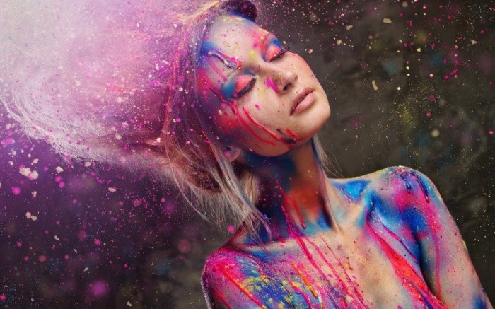 73a1c63c560d765 700x437 Девушка в краске   Girl in the paint