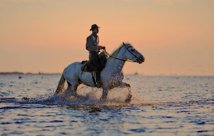 jumper 1542465 700x445 Cowboy on horseback    Ковбой на лошади