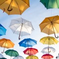 Разноцветные зонтики- Multi-colored umbrellas