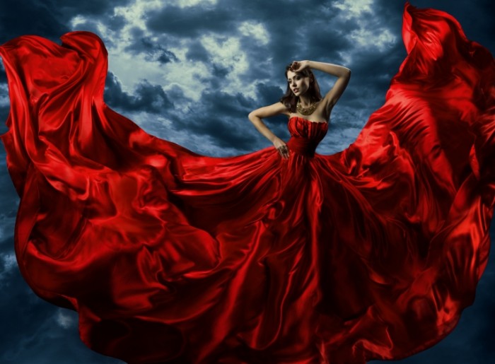 Devushka v krasnom Lady in Red 6012x4430 700x515 Девушка в красном   Lady in Red