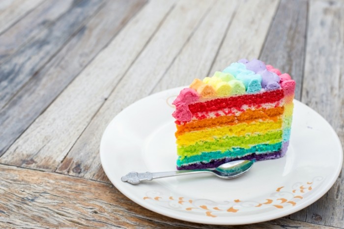 happy birthday colorful 1382 700x466 Цветной  торт   Сolorful cake