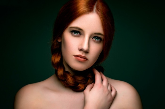 ryzhevolosaya portret karole 700x465 Рыжая коса   Redhead braid