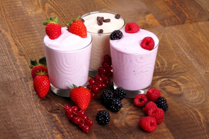 raspberry strawberry coffee 700x466 Молочный коктейль   Milkshake 