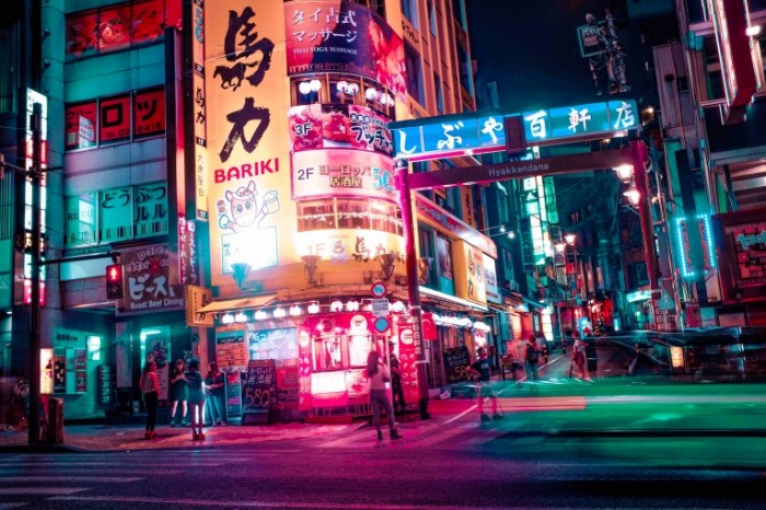 Tokio ulitsa Tokyo street 700x466 Токио, улица   Tokyo, street