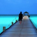 Море, беседка у пирса - The sea, a gazebo at the pier