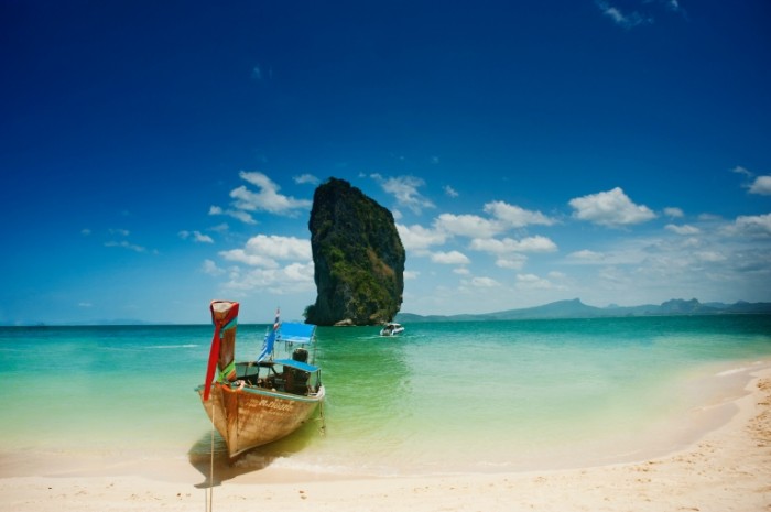 Море, рыбацкая лодка, Бали - Sea, fishing boat, Bali 