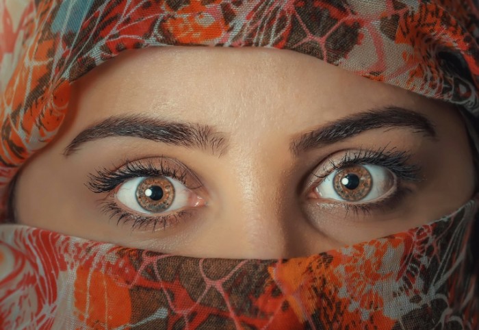  Паранджа, глаза, восточная женщина   Burqa, eyes, eastern woman 